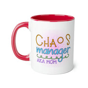 Chaos Manager Accent Mugs, 11oz