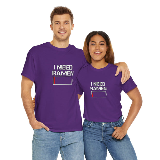 I Need Ramen Unisex Heavy Cotton Tee