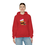 Christmas cat Unisex Heavy Blend™ Hooded Sweatshirt