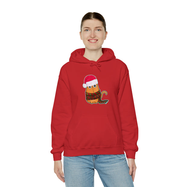 Christmas cat Unisex Heavy Blend™ Hooded Sweatshirt