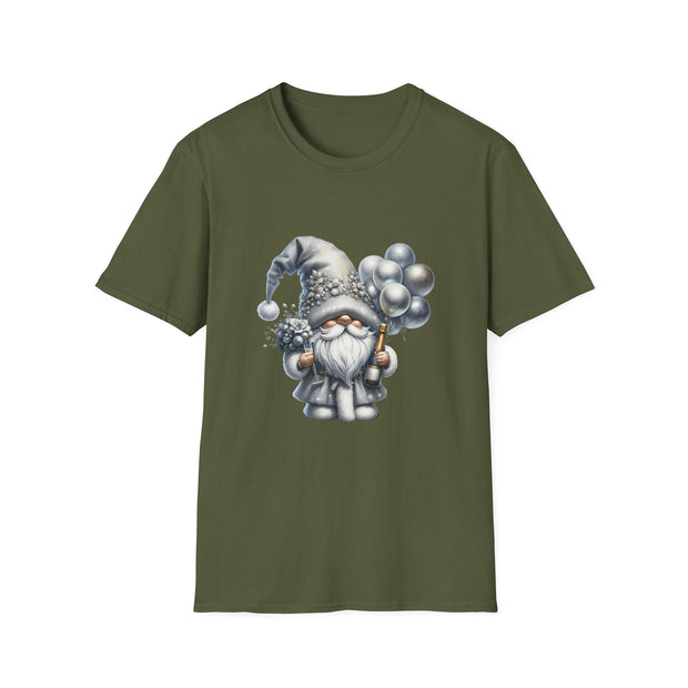 New Year Gnome Unisex Softstyle T-Shirt