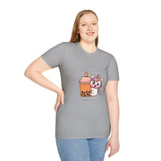 Unicorn Boba Unisex Softstyle T-Shirt
