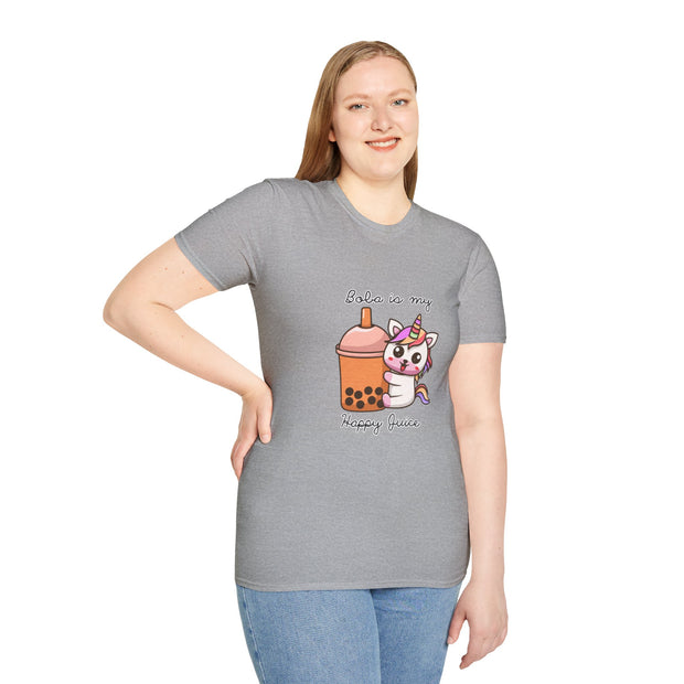 Unicorn Boba Unisex Softstyle T-Shirt