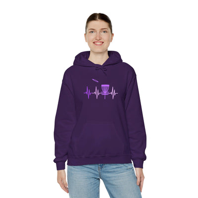 Disc Golf Heartbeat Unisex Heavy Blend™ Hooded Sweatshirt
