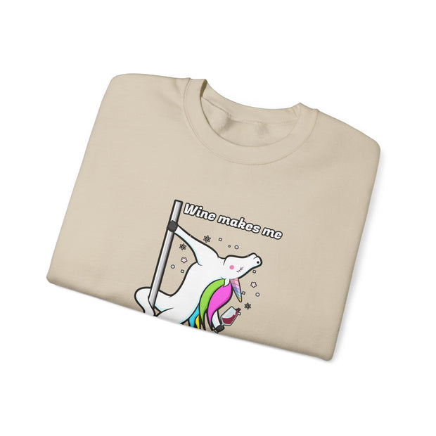 Unicorn Wine Unisex Heavy Blend™ Crewneck Sweatshirt