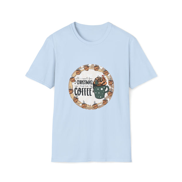 Christmas Coffee Unisex Softstyle T-Shirt