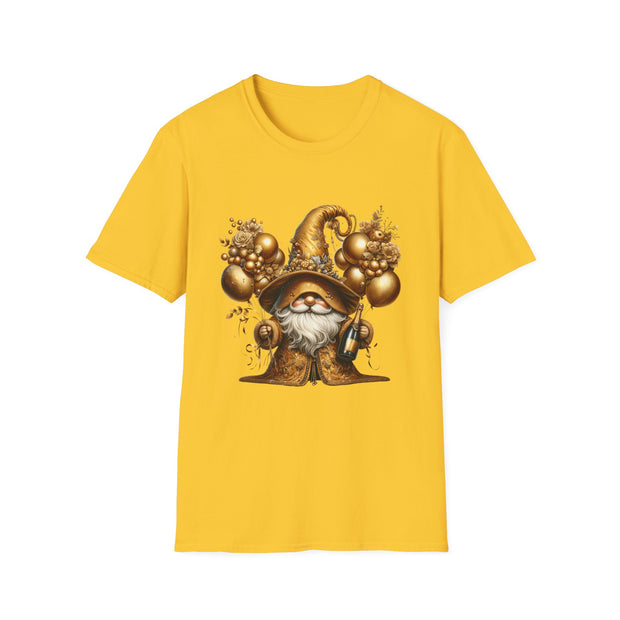 New Year Gnome Unisex Softstyle T-Shirt