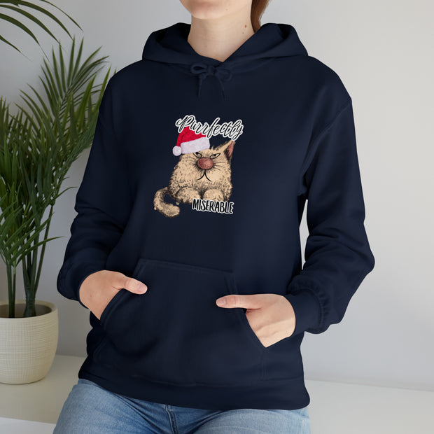 Christmas cat Unisex Heavy Blend™ Hooded Sweatshirt
