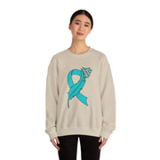 Teal Ribbon Unisex Heavy Blend™ Crewneck Sweatshirt