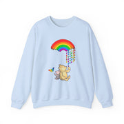 Winnie the Pooh Raining Pride Unisex Heavy Blend™ Crewneck Sweatshirt