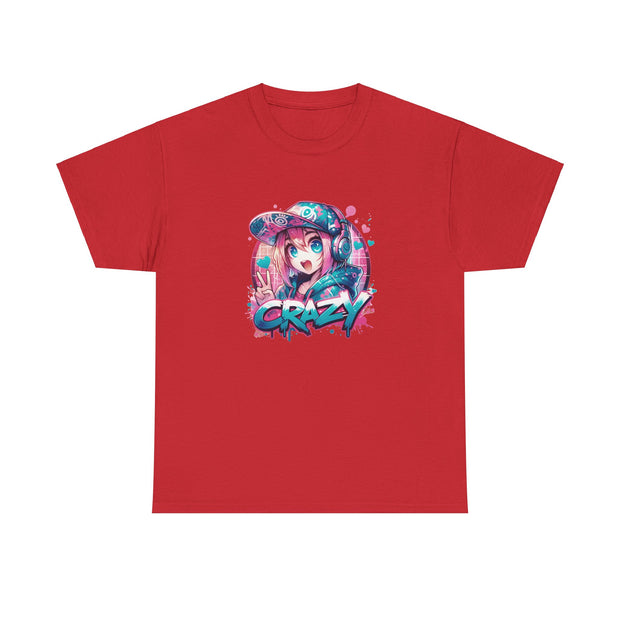 Graffiti Anime Girls Unisex Heavy Cotton Tee