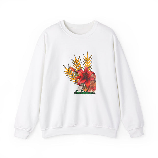 Saskatchewan Lily Unisex Heavy Blend™ Crewneck Sweatshirt