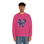 Heart butterfly Unisex Heavy Blend™ Crewneck Sweatshirt