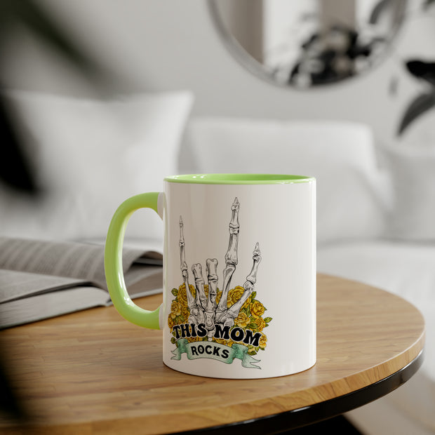 This Mom Rocks Accent Mugs, 11oz