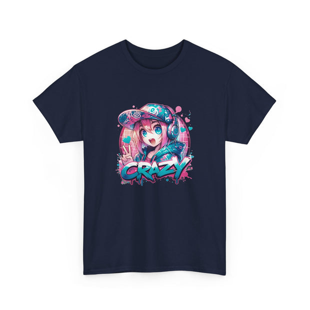 Graffiti Anime Girls Unisex Heavy Cotton Tee