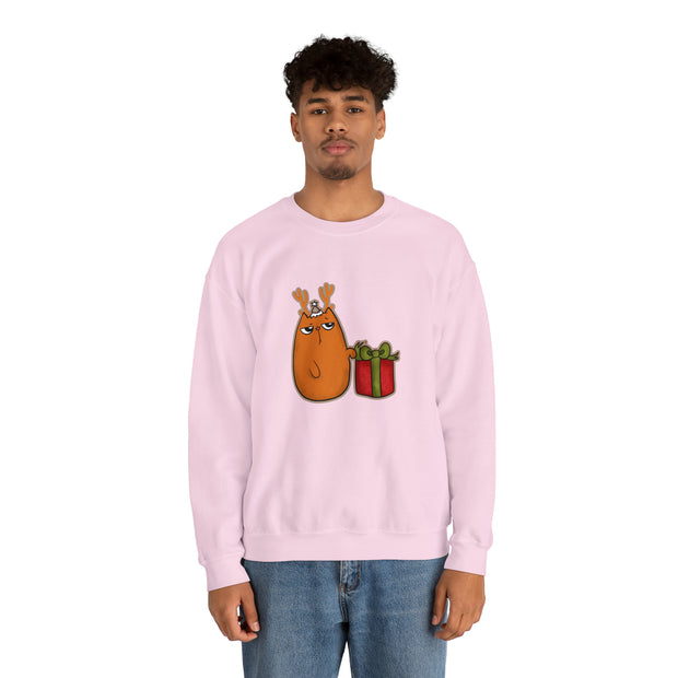 Christmas cat Unisex Heavy Blend™ Crewneck Sweatshirt