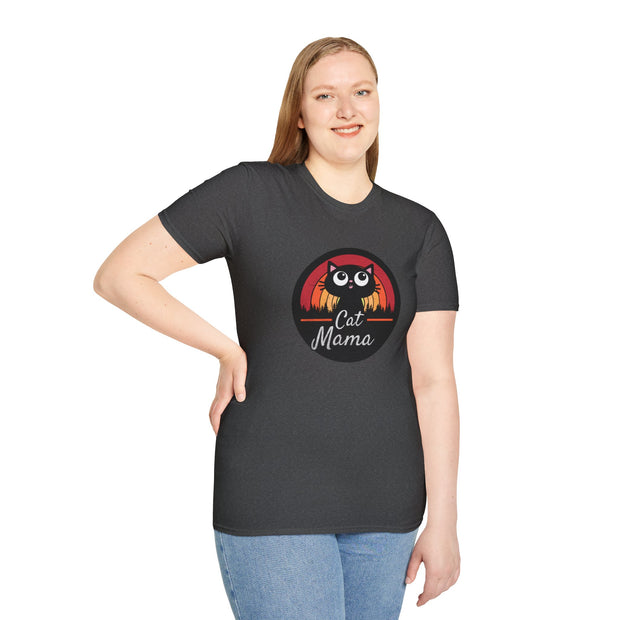 Cat Mama Unisex Softstyle T-Shirt