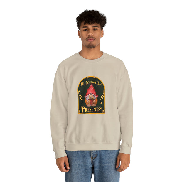 Gnome Presents Unisex Heavy Blend™ Crewneck Sweatshirt