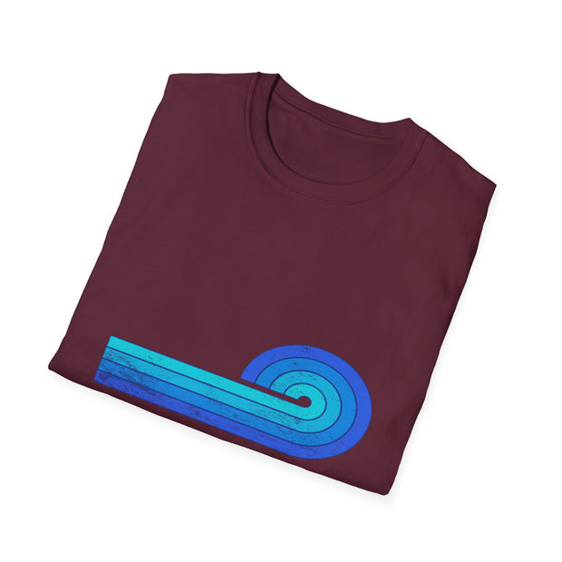 Semicircle Striped Unisex Softstyle T-Shirt