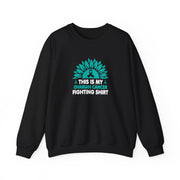 Ovarian Cancer Fighting Unisex Heavy Blend™ Crewneck Sweatshirt