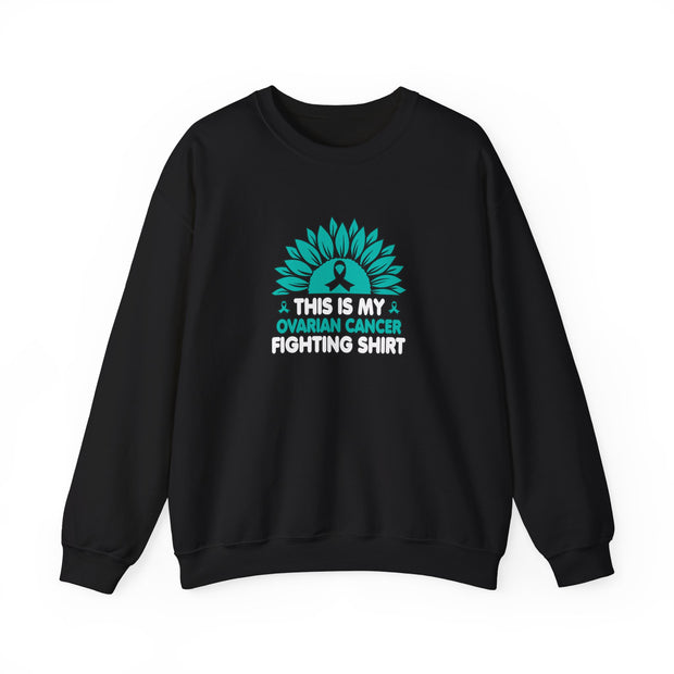 Ovarian Cancer Fighting Unisex Heavy Blend™ Crewneck Sweatshirt