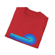 Semicircle Striped Unisex Softstyle T-Shirt