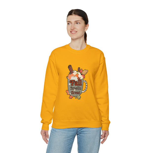 Fall Smells Great Unisex Heavy Blend™ Crewneck Sweatshirt