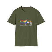 Peace Love and Pride Unisex Softstyle T-Shirt