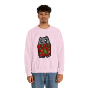 Christmas cat Unisex Heavy Blend™ Crewneck Sweatshirt