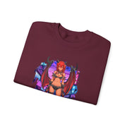 Anime Female Demon Unisex Heavy Blend™ Crewneck Sweatshirt