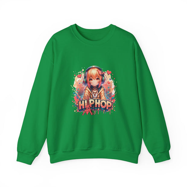 Graffiti Anime Girls Unisex Heavy Blend™ Crewneck Sweatshirt