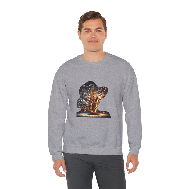 Saxophone Unisex Heavy Blend™ Crewneck Sweatshirt