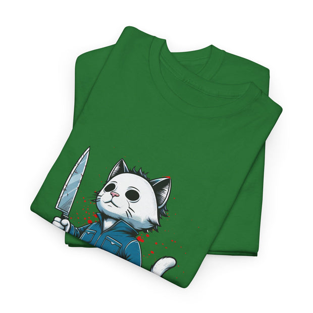Horror Movie Cats Unisex Heavy Cotton Tee