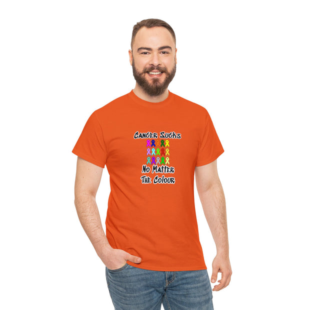 Cancer Sucks Unisex Heavy Cotton Tee