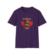 Angry Beaver Unisex T-Shirt - Not For Sale Maple Leaf Design