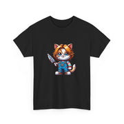 Horror Movie Cats Unisex Heavy Cotton Tee
