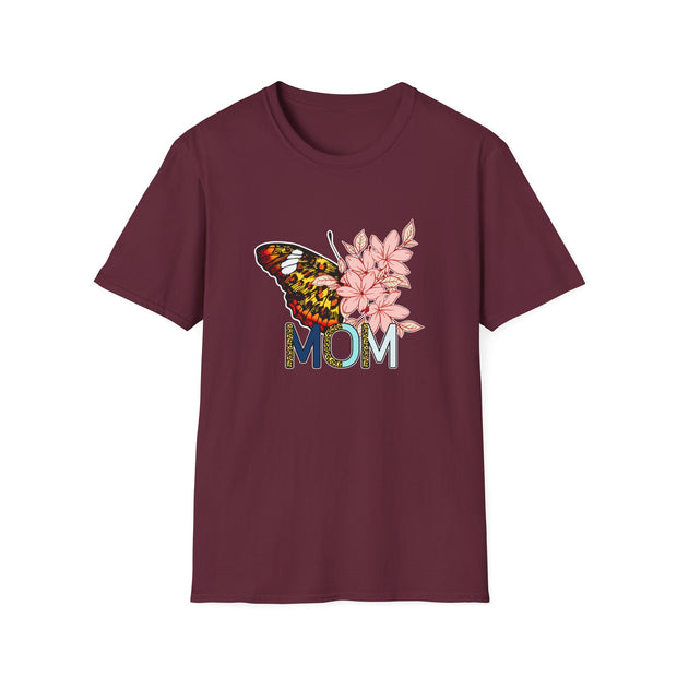 Butterfly Mom Unisex Softstyle T-Shirt