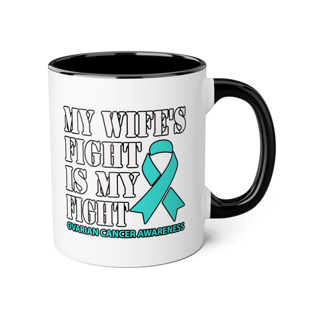 Ovarian Cancer Accent Mugs, 11oz