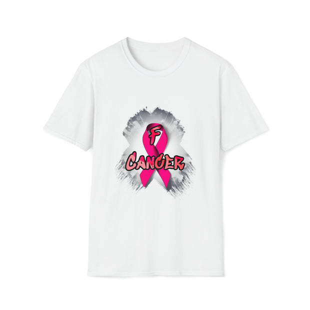 F cancer Unisex Softstyle T-Shirt