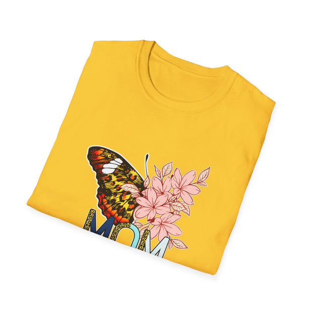 Butterfly Mom Unisex Softstyle T-Shirt
