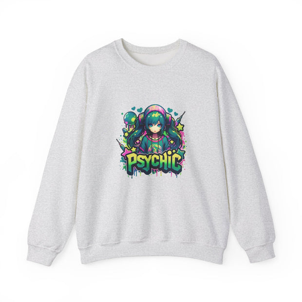 Graffiti Anime Girls Unisex Heavy Blend™ Crewneck Sweatshirt