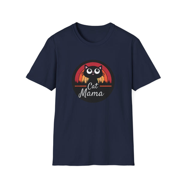 Cat Mama Unisex Softstyle T-Shirt