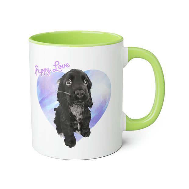 Puppy Love Accent Mugs, 11oz