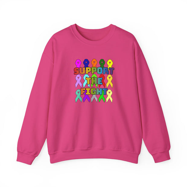 Support the Fight Unisex Heavy Blend™ Crewneck Sweatshirt
