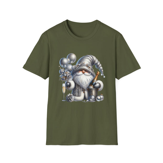 New Year Gnome Unisex Softstyle T-Shirt