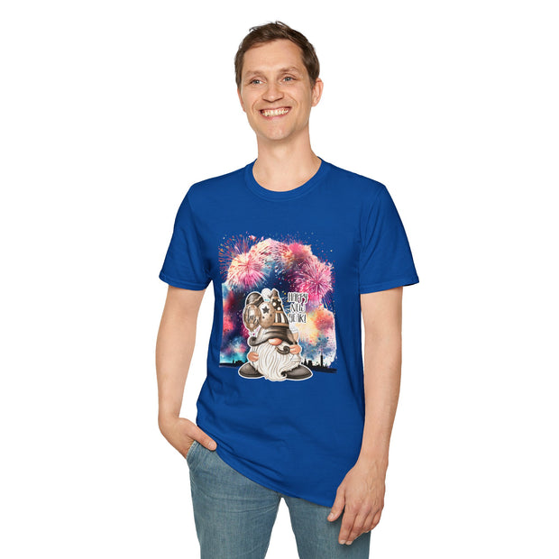 Gnome New Year Unisex Softstyle T-Shirt