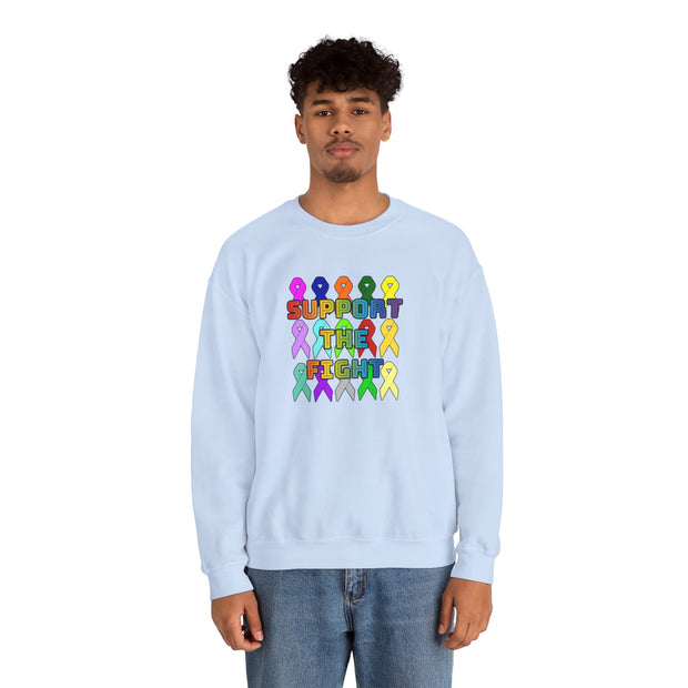 Support the Fight Unisex Heavy Blend™ Crewneck Sweatshirt