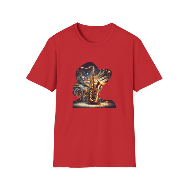 Saxophone Unisex Softstyle T-Shirt