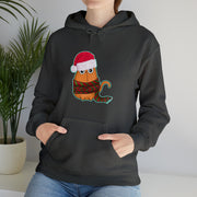Christmas cat Unisex Heavy Blend™ Hooded Sweatshirt