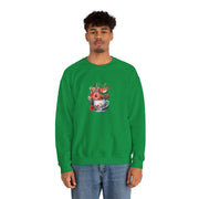 Tea Cup Flowers & Birds Unisex Heavy Blend™ Crewneck Sweatshirt